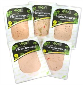 Fünf neue Aufschnittsorten – nicht nur fleischfrei, sondern auch ohne Milch und Ei. 